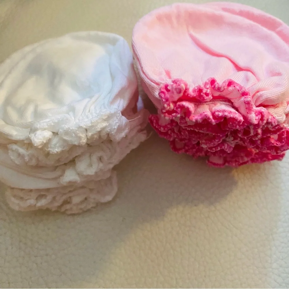 10 pairs of no Organic Cotton sratch Baby Mittens 0-6mo